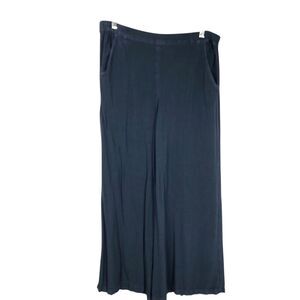 CP Shades Large Wendy Wide Leg Pants High Rise 100% Rayon Blue Style 8225-12